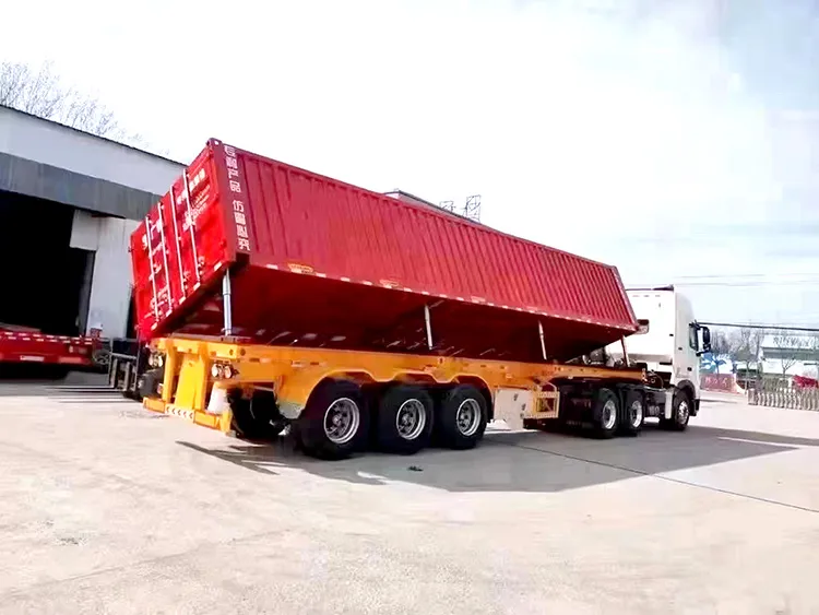 कंकाल रोल-ओवर सेमी-ट्रेलर